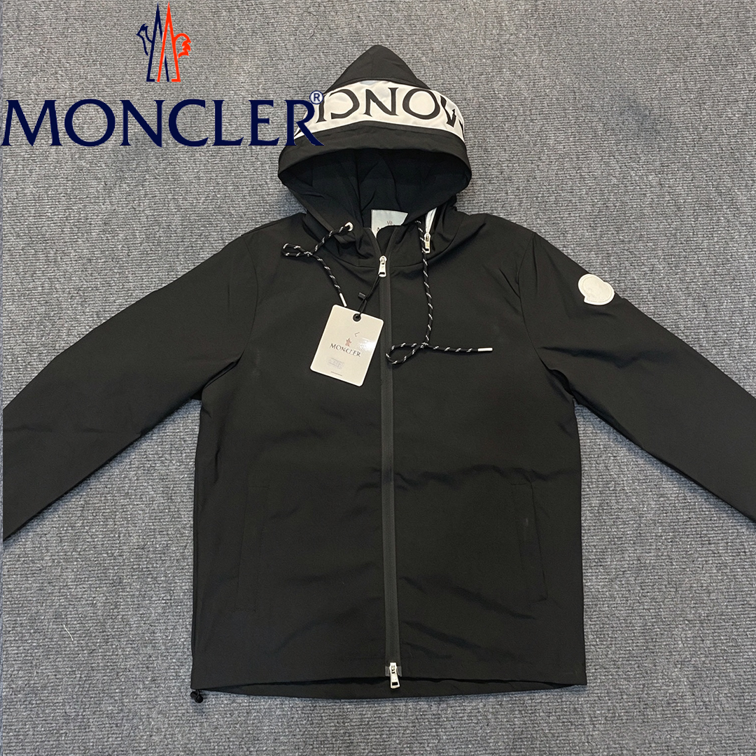【2026 新作】MONCLER モンクレール 刺繍ロゴ ジャケット メンズ 高級アウター
