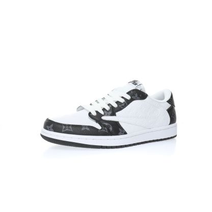 【日本未入荷】Louis Vuitton x Travis Scott x Nike Air Jordan 1 Low OG SP"Damier Azur/LV Monogram"【正規品】[代金引換]