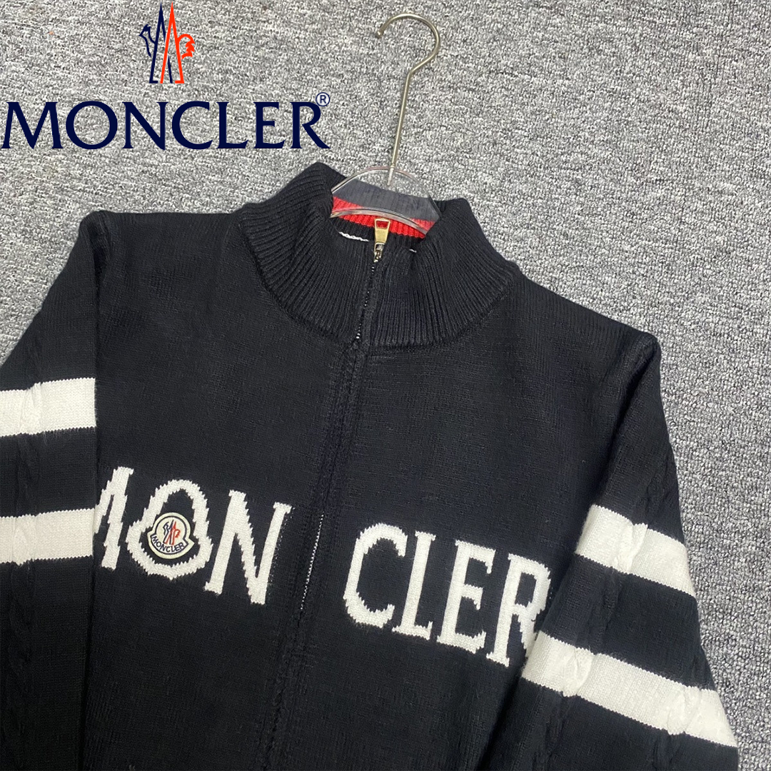 【2026 新作】MONCLER モンクレール スタンドカラーニットジャケット ユニセックス 男女兼用アウター