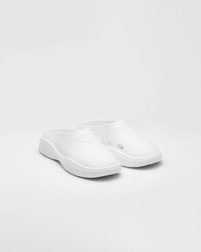 ★大人気★PRADA 【直営店】 新作 Foam rubber mules ミュール