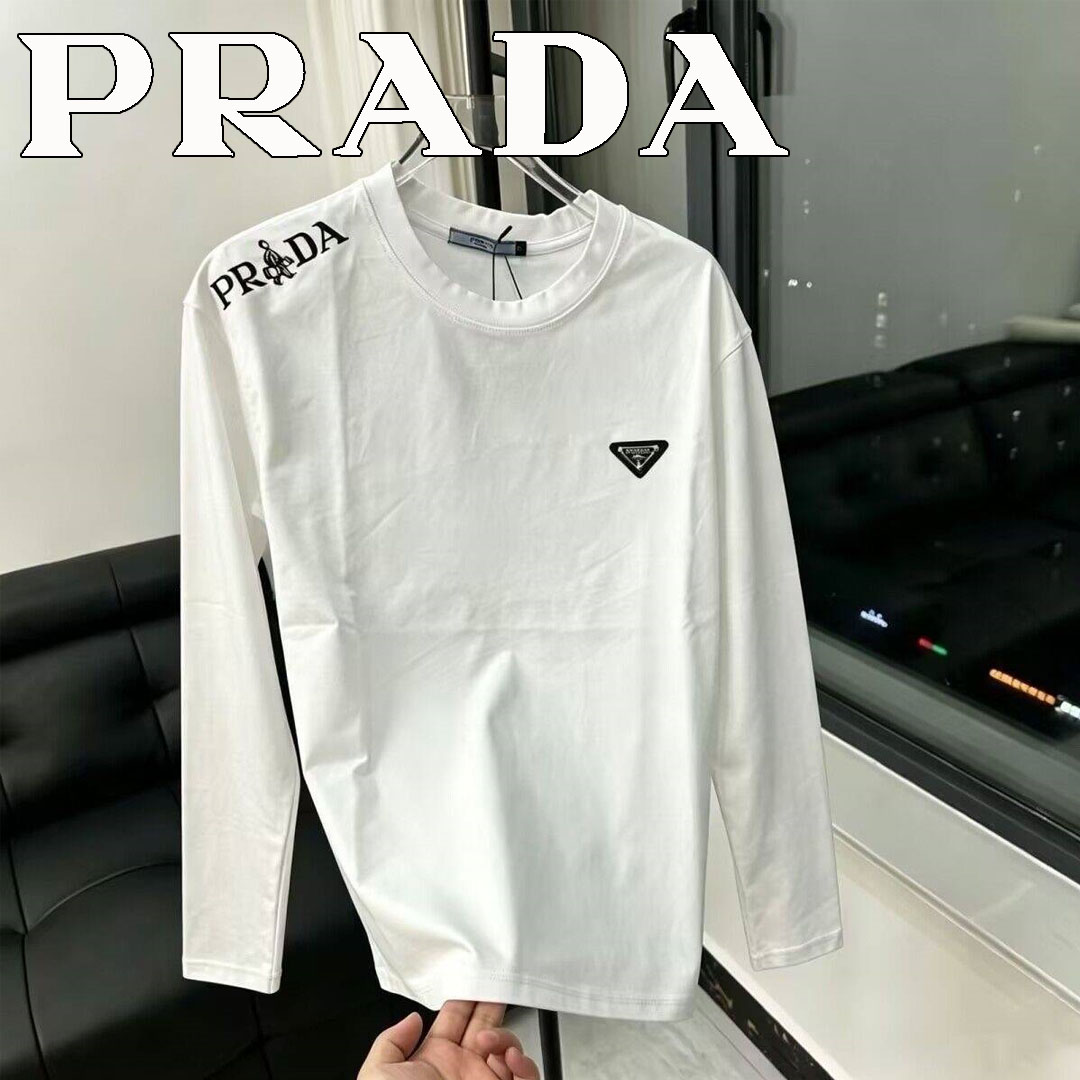 【PRADA】　トライアングルロゴ　スウェット
