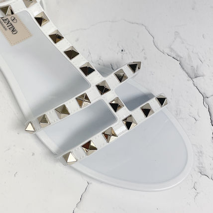 ★VALENTINO ROCKSTUD FLAT RUBBER SANDAL サンダル