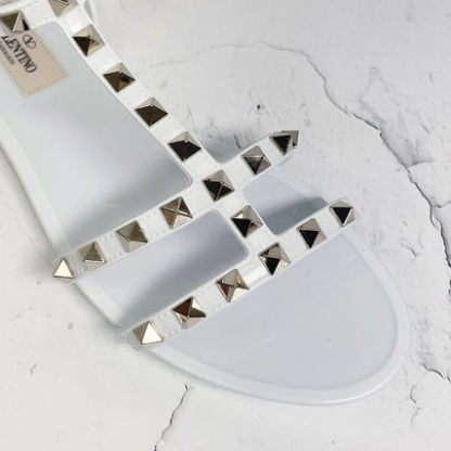 ★VALENTINO ROCKSTUD FLAT RUBBER SANDAL サンダル