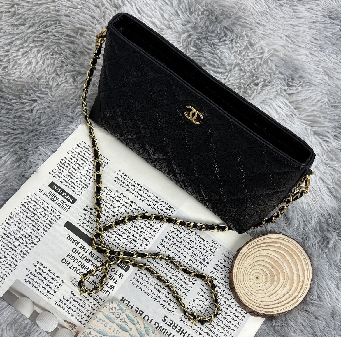 【CHANEL】トップハンドル チェーン　ミニバッグ