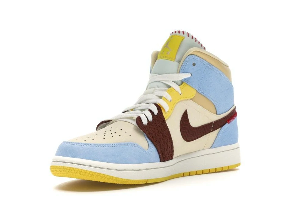 【送料無料】Air Jordan 1 Mid SE Fearless Maison Chateau Rouge【代金引換】