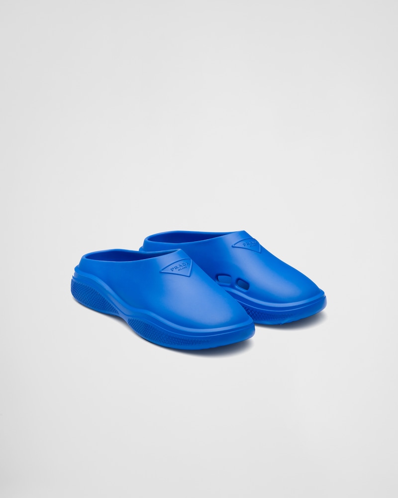 ★大人気★PRADA 【直営店】 新作 Foam rubber mules ミュール