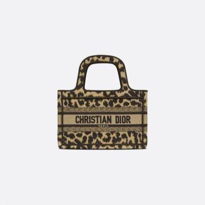 国内発☆人気 レオパード柄♪BOOK TOTE ミニバッグ