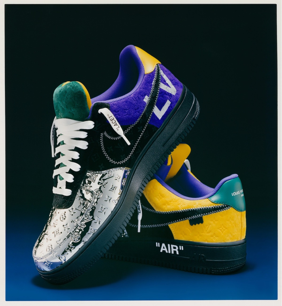 【新商品発売】【今年の新商品】LOUIS VUITTON NIKE AIR FORCE 1 LOW BY VIRGIL ABLOH BLAC
