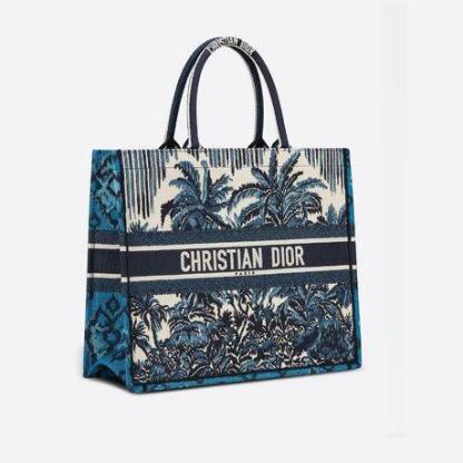 BOOK TOTE Palms エンブロイダリー
