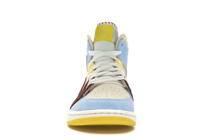 【送料無料】Air Jordan 1 Mid SE Fearless Maison Chateau Rouge【代金引換】