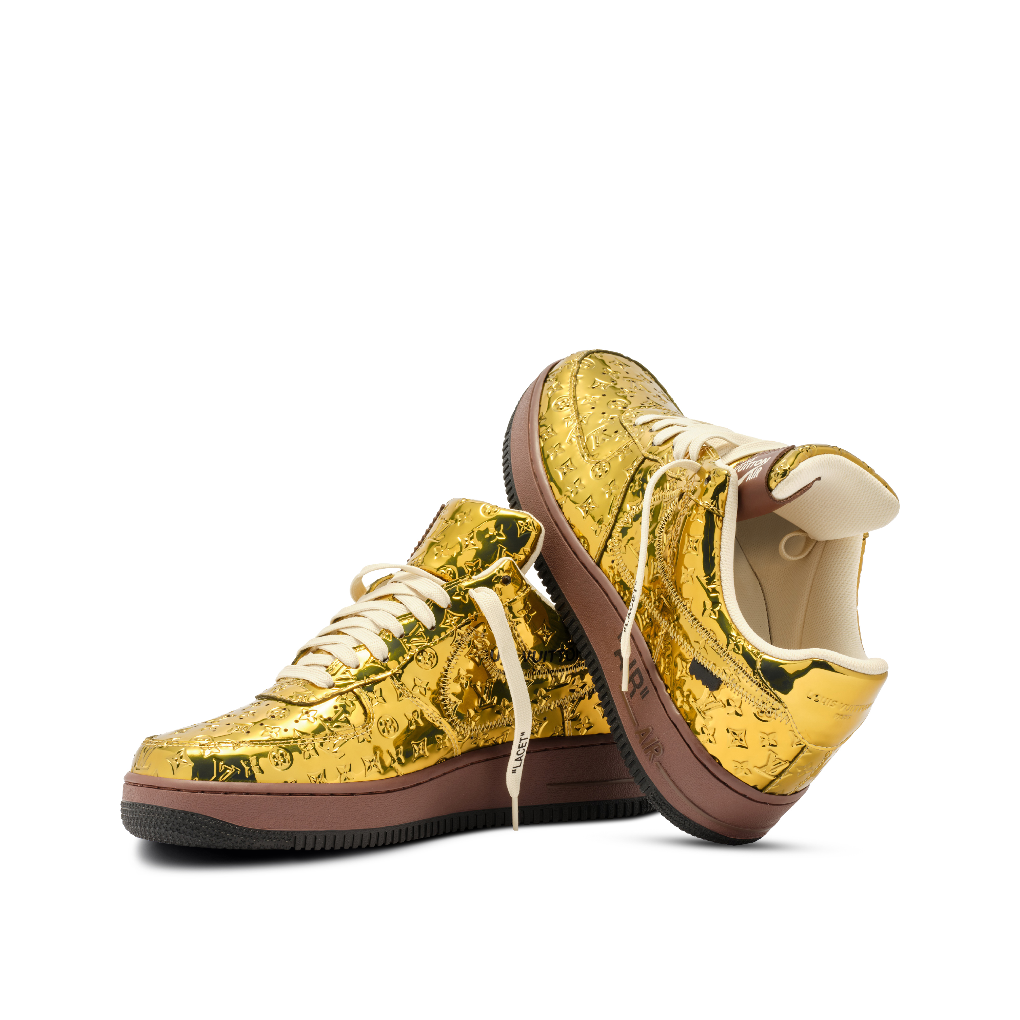 【新商品発売】【今年の新商品】Louis Vuitton Nike Air Force 1 Low By Virgil Abloh Black Metallic Silver【本物保証】【代金引換】