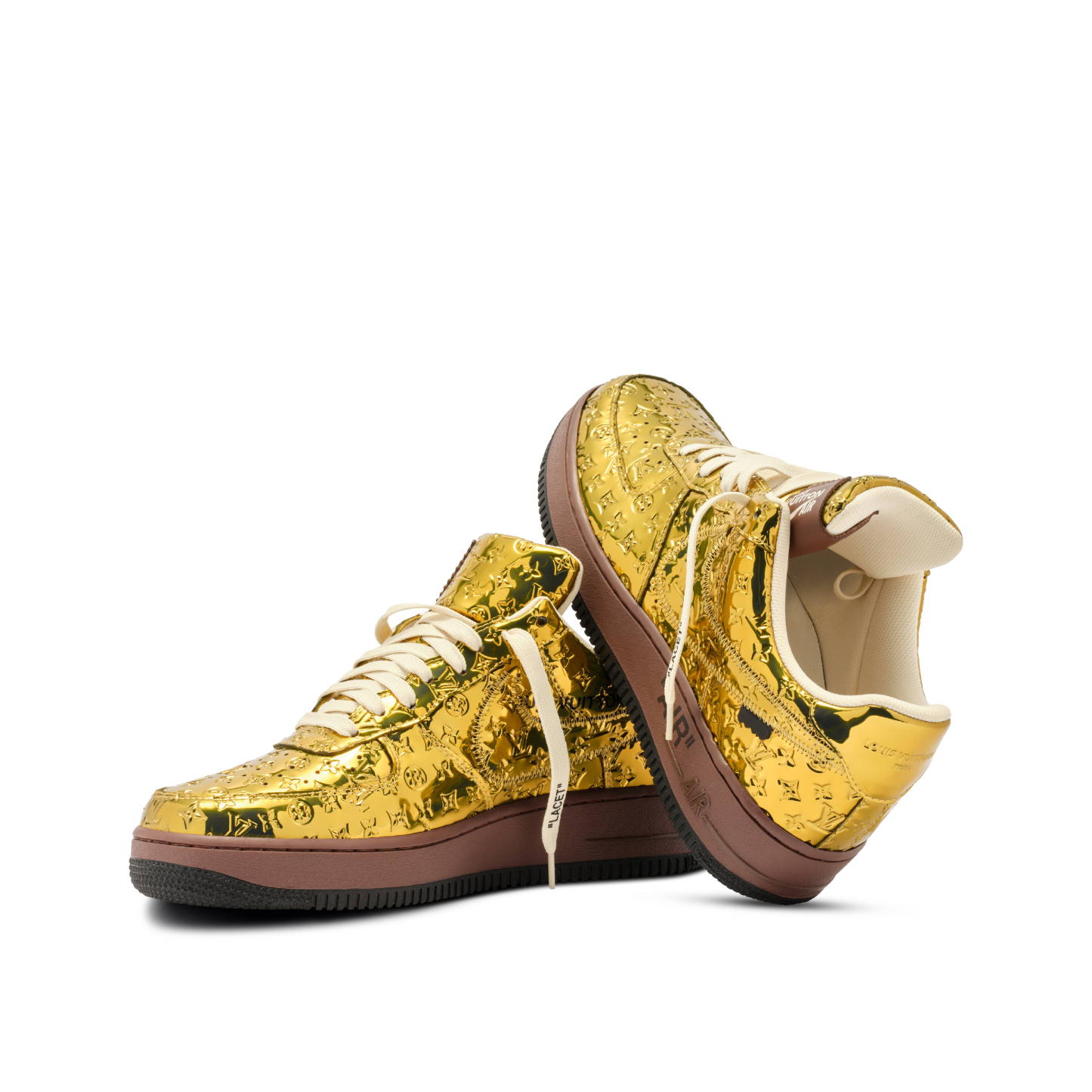 【新商品発売】【今年の新商品】Louis Vuitton Nike Air Force 1 Low By Virgil Abloh Black Metallic Silver【本物保証】【代金引換】