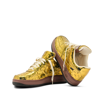 【新商品発売】【今年の新商品】Louis Vuitton Nike Air Force 1 Low By Virgil Abloh Black Metallic Silver【本物保証】【代金引換】