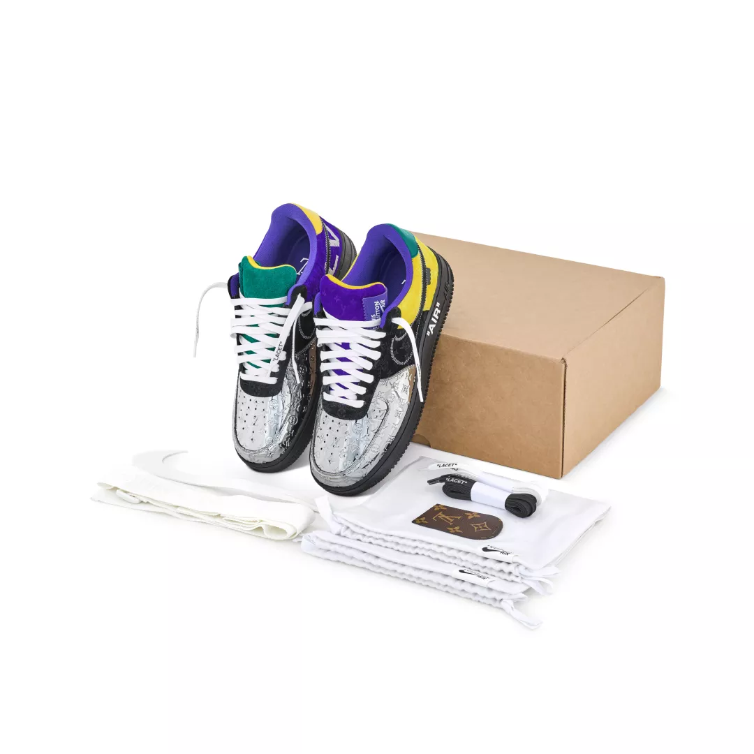 【新商品発売】【今年の新商品】LOUIS VUITTON NIKE AIR FORCE 1 LOW BY VIRGIL ABLOH BLAC