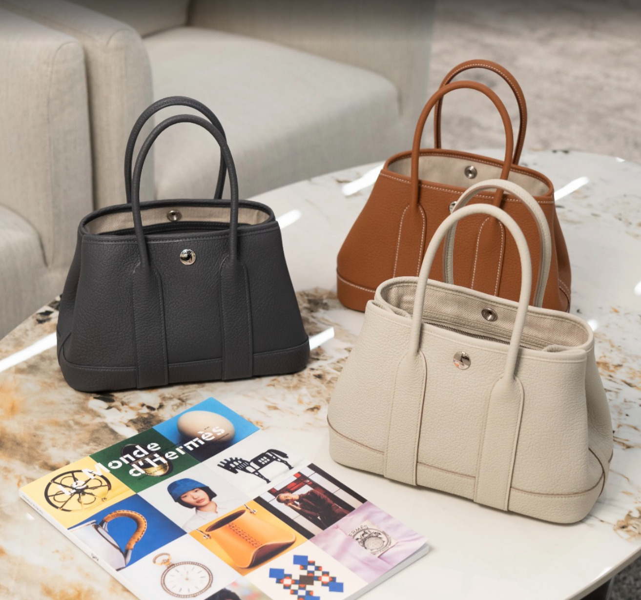 【コンパクトで可愛い♪】HERMES ガーデンパーティ 23 TPM