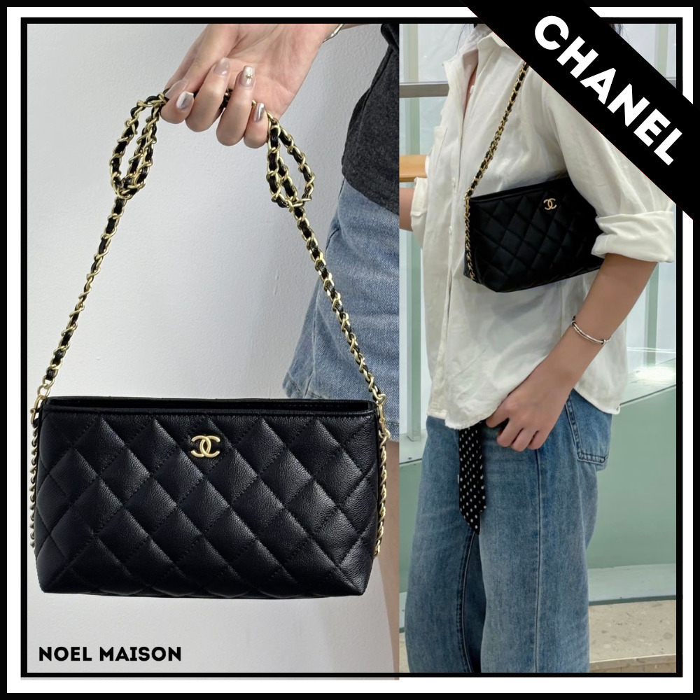 【CHANEL】トップハンドル チェーン　ミニバッグ