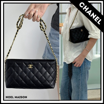 【CHANEL】トップハンドル チェーン　ミニバッグ