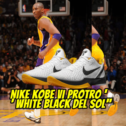 Nike Kobe 6 Protro White "Del-Sol"