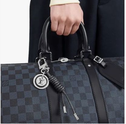 国内発・無関税LV キーホルダー・レザーロープ
