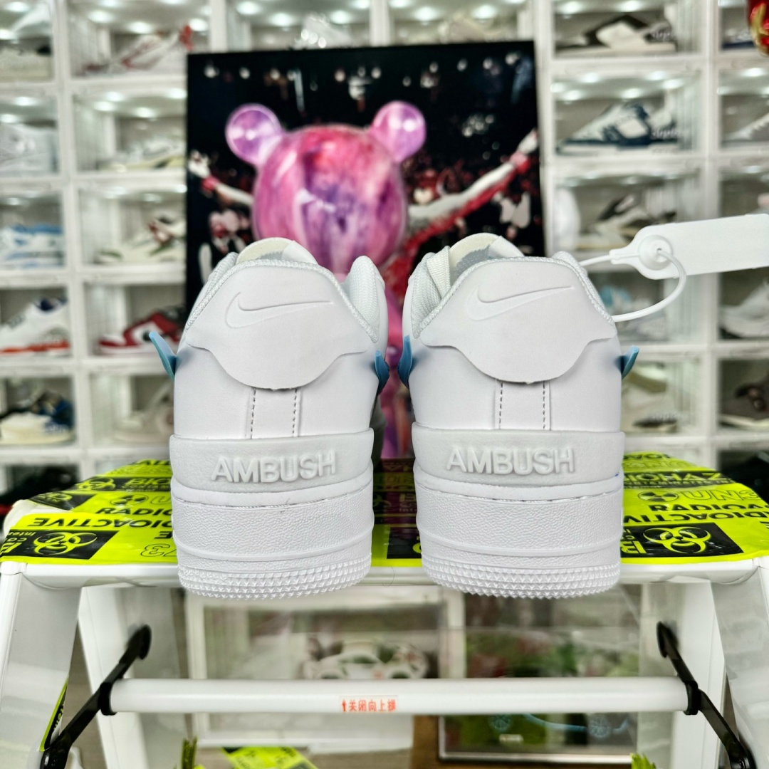 Nike Air Force 1 Low AMBUSH White and blue colorful