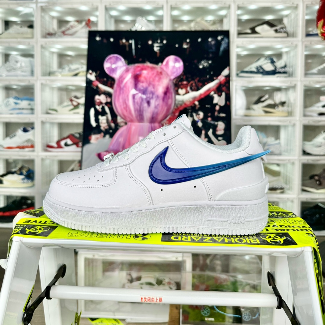 Nike Air Force 1 Low AMBUSH White and blue colorful