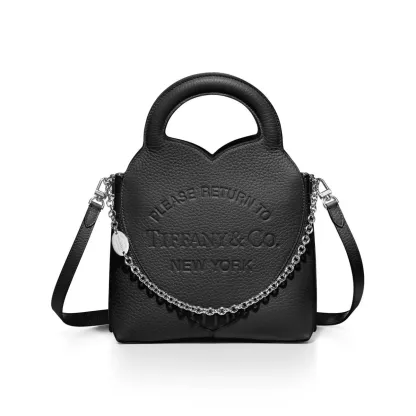 ◆新商品◆【TIFFANY & CO】ティファニーハートモチーフ ミニトートバッグ◆本物保証◆ ◆代金引換◆