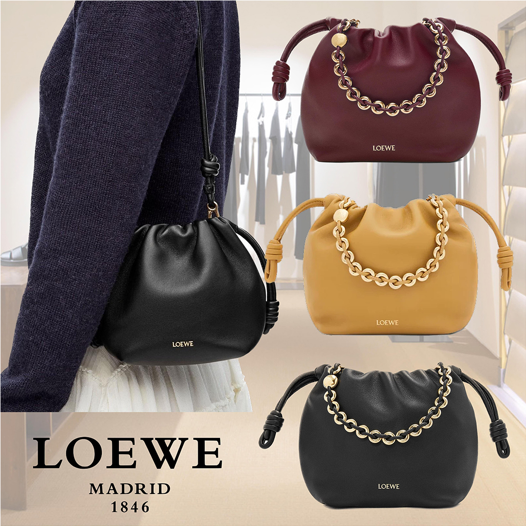 LOEWE☆フラメンコパースバッグミニ_メローナパラム_