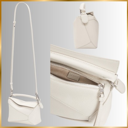 関税送料込国内発送★LOEWEパズルバッグ ミニ（ソフトグレインカーフ）