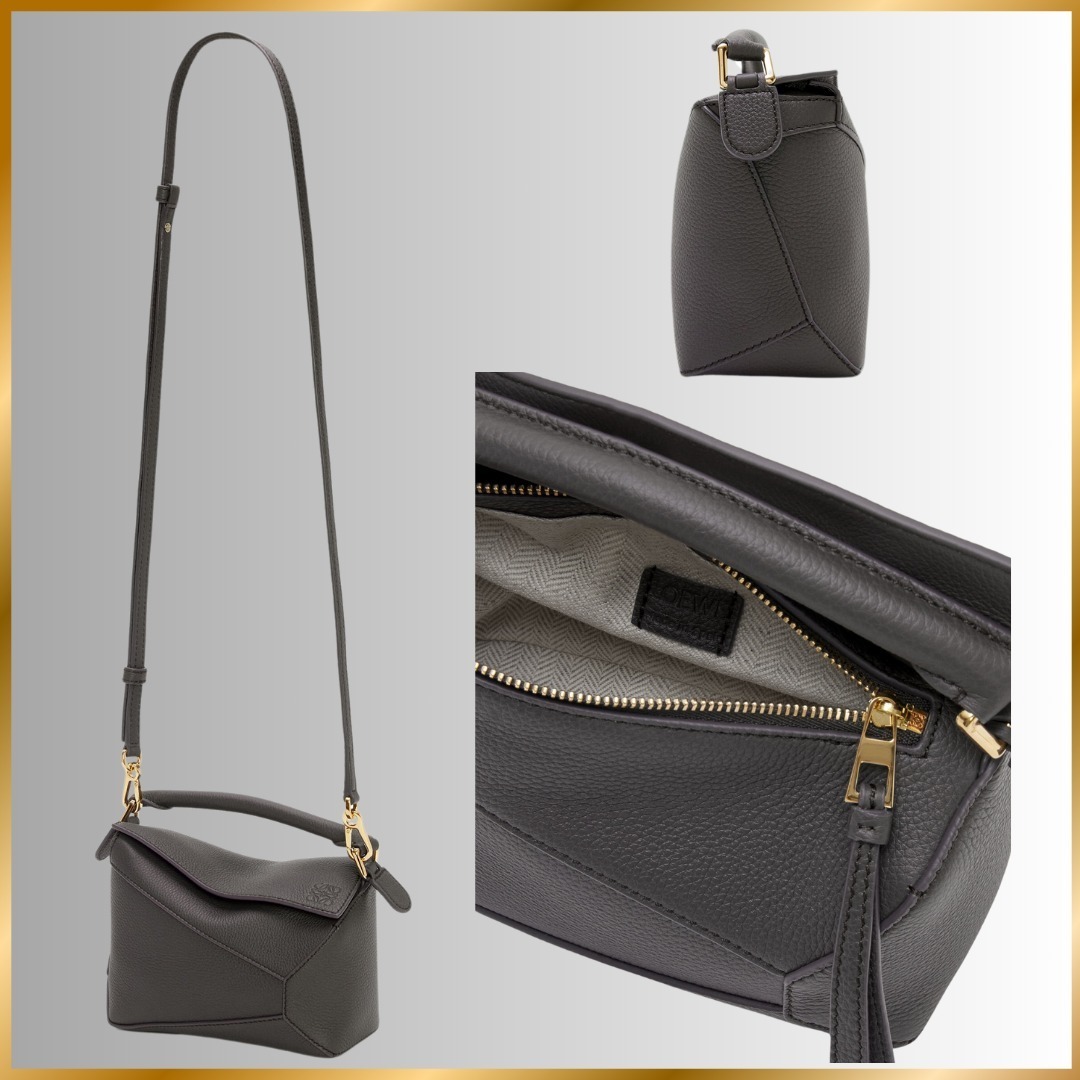関税送料込国内発送★LOEWEパズルバッグ ミニ（ソフトグレインカーフ）