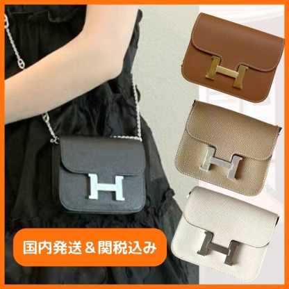【入手困難◆大人気♪】HERMES コンスタンス スリム バッグ