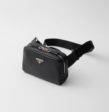 【PRADA】ヴィッテロダイノレザー ショルダーバッグ ブラック