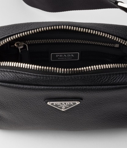 【PRADA】ヴィッテロダイノレザー ショルダーバッグ ブラック