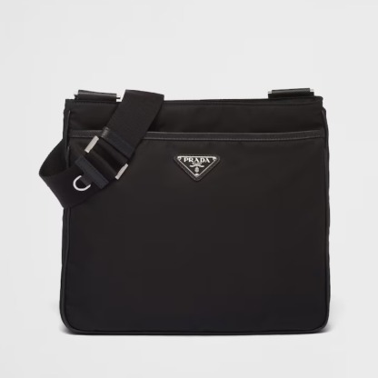 【PRADA】 Re-Nylon xサフィアーノレザー ショルダーバッグ