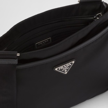 【PRADA】 Re-Nylon xサフィアーノレザー ショルダーバッグ
