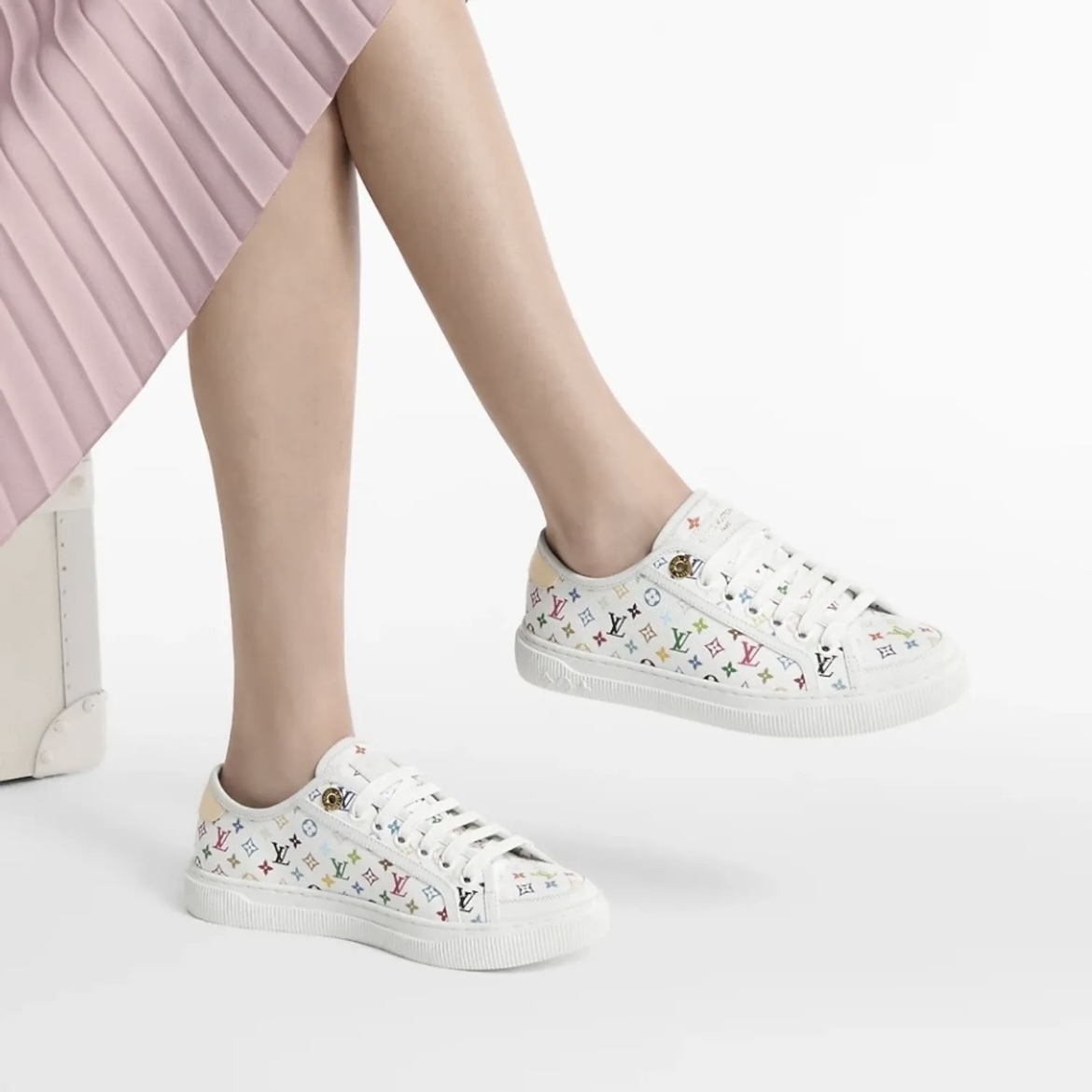 足元オシャレ☆限定コラボ【LOUIS VUITTON】スニーカー 靴