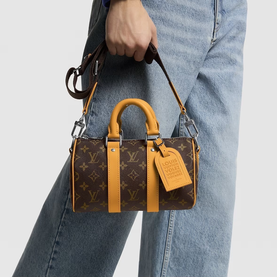【色鮮やか☆】Louis Vuitton キーポル・バンドリエール 25