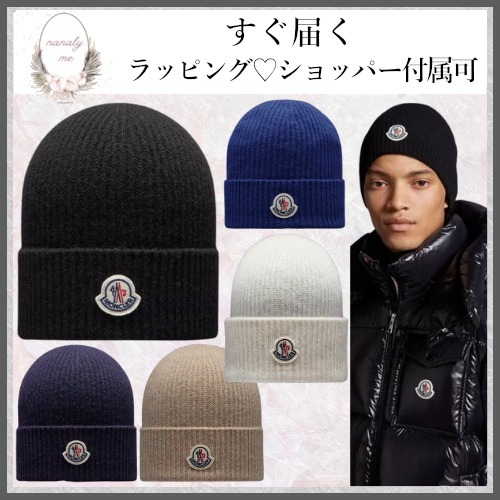 【冬に必須アイテム】モンクレール ニット帽 ギフトにも♡