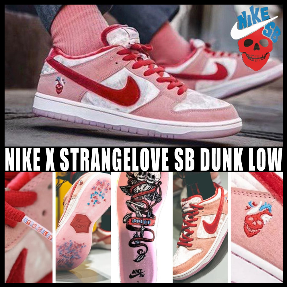 Strangelove X Nike Sb Dunk Low Pinkk
