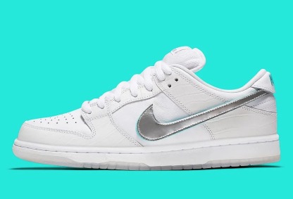 Nike Dunk SB Low Diamond Supply Co. White"Tiffany"