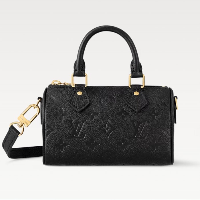 【大人気アンプラントレザー！】LOUIS VUITTON ナノ スピーディ
