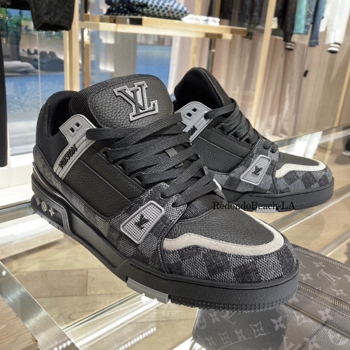 【お洒落ブラック】★LOUIS VUITTON★Trainer スニーカー