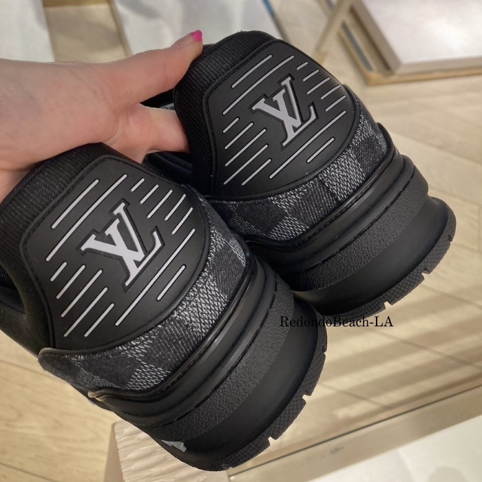 【お洒落ブラック】★LOUIS VUITTON★Trainer スニーカー