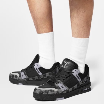 【お洒落ブラック】★LOUIS VUITTON★Trainer スニーカー