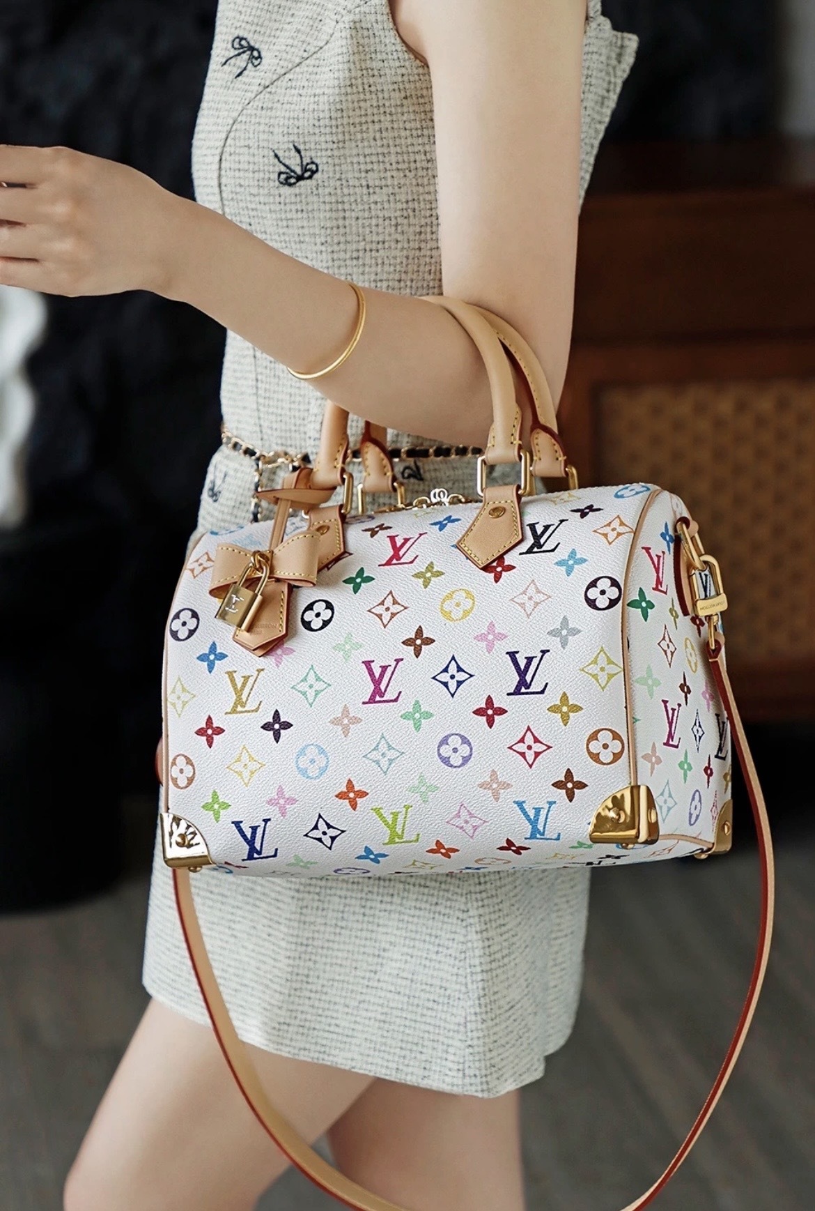 【人気コラボ♪】Louis Vuitton★スピーディ・バンドリエール 25