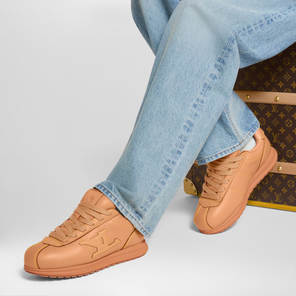 【上品なスタイル】Louis Vuitton☆LV バターソフト スニーカー