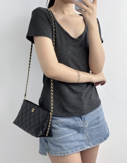 【CHANEL】トップハンドル チェーン　ミニバッグ