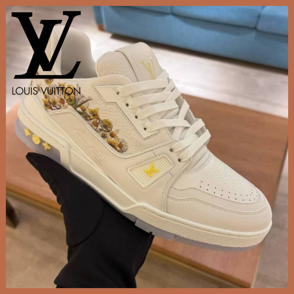 【花が咲くような華やぎスニーカー】LV トレイナー スニーカー