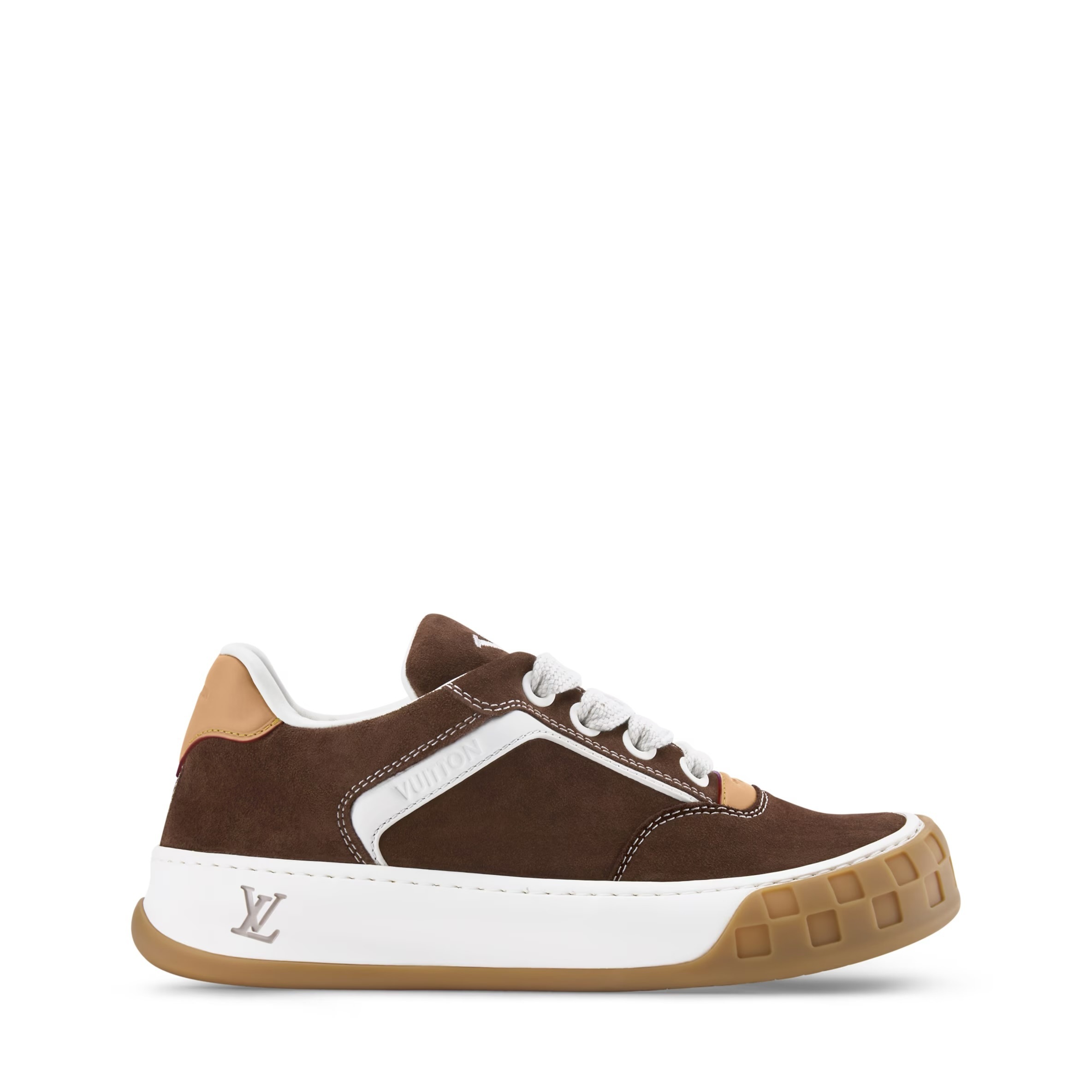 *LV*チルトスニーカー メンズ シンプルロゴ Tilted ダミエソール