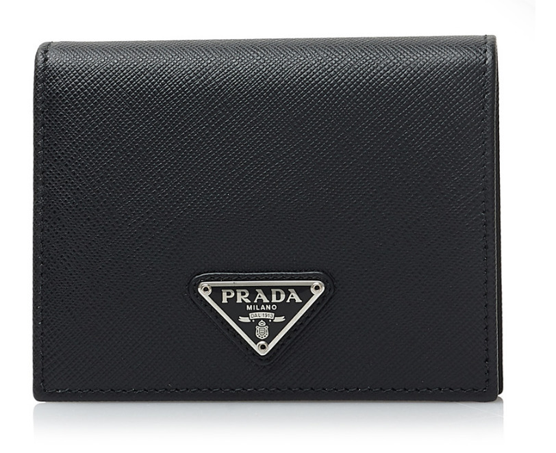 送料関税込☆PRADA サフィアーノ トライアングル 小銭入れ 財布