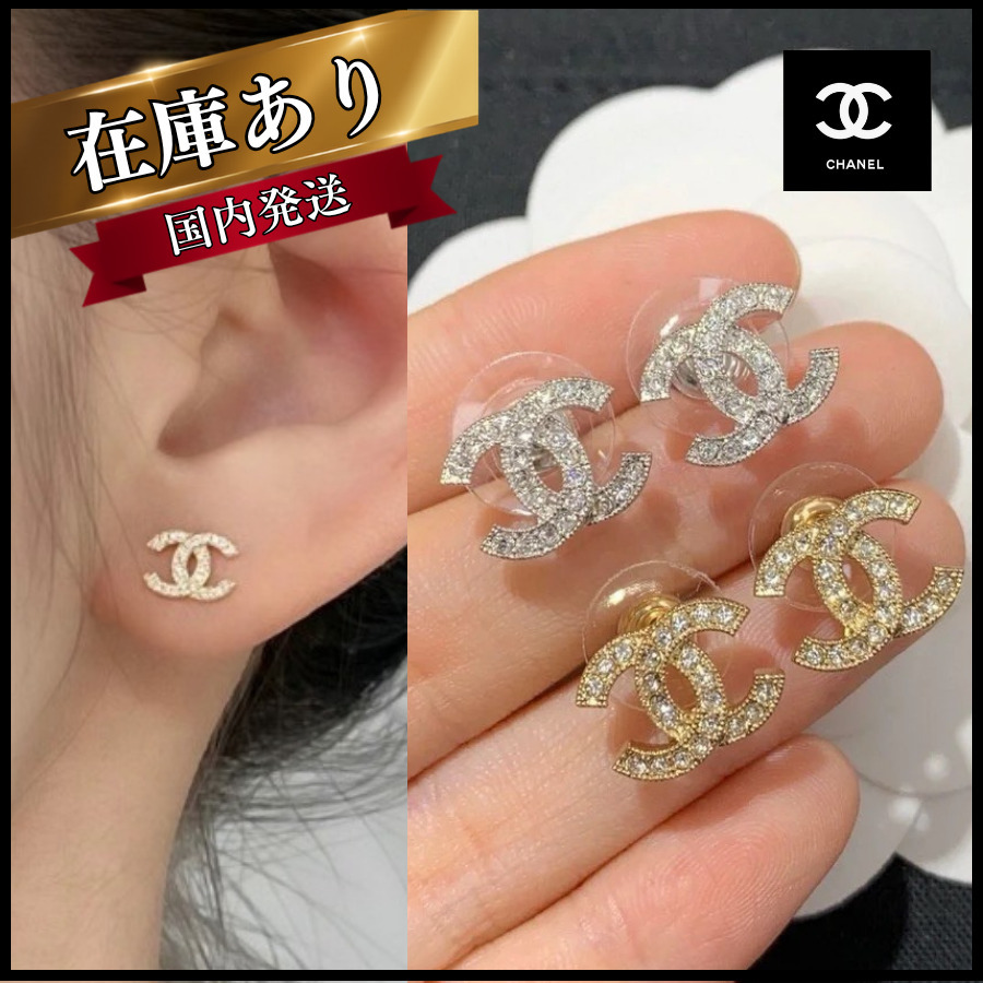 【不動の人気♡耳元格上げ】CHANEL CCロゴ ピアス